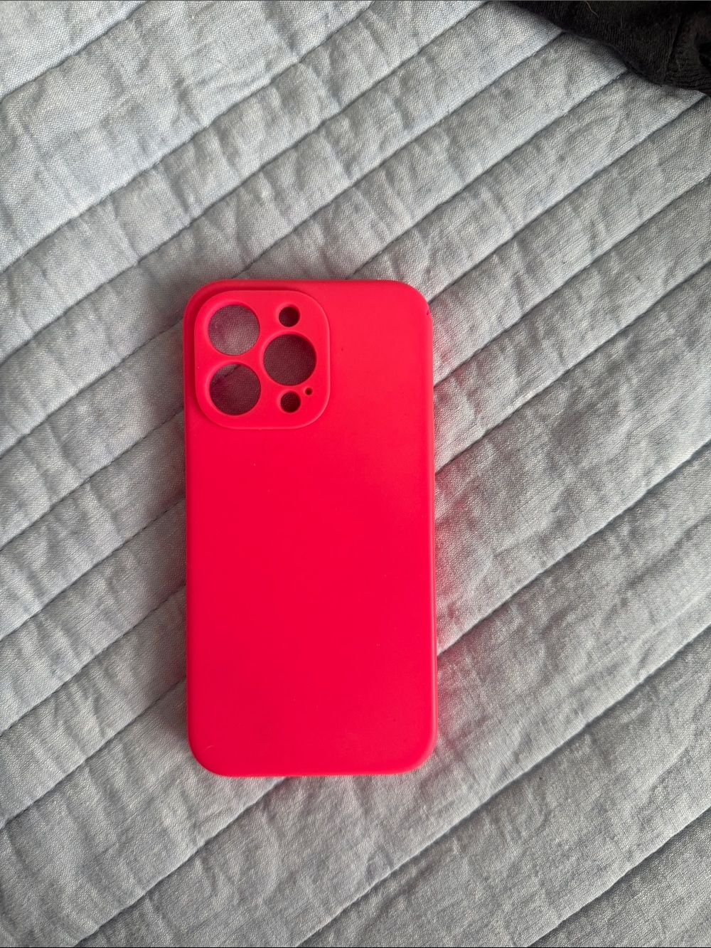 iPhone 13 Pro Hot Pink Silicone Phone Case - Compatible Fit